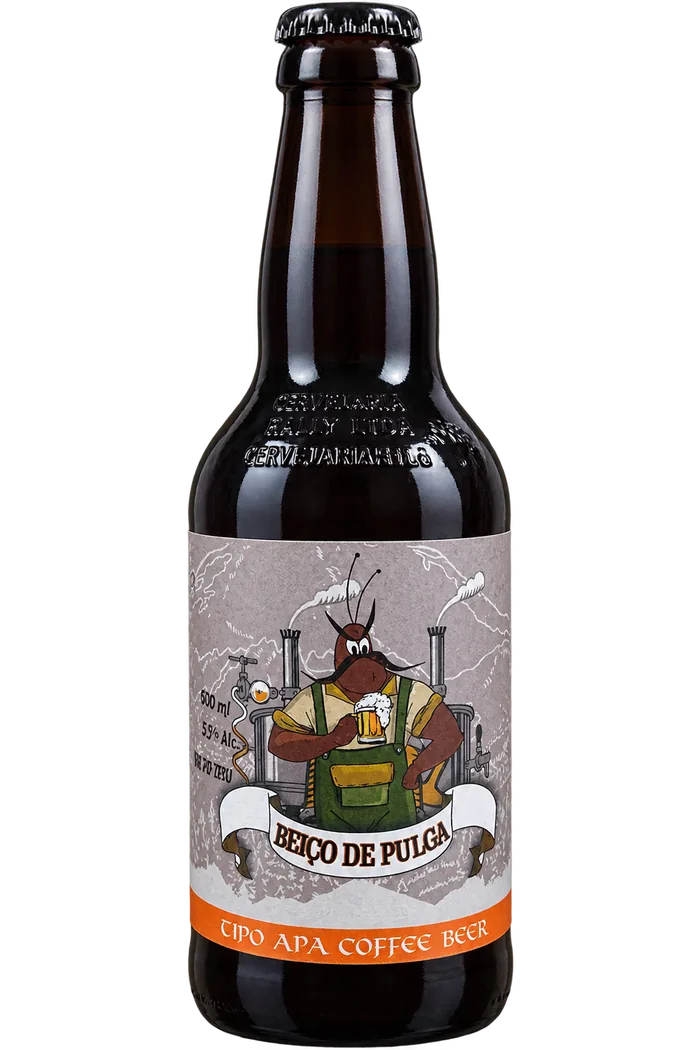 Garrafa da Beiço de Pulga APA Coffee Beer